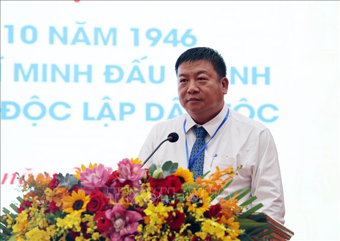 Đồng chí Võ Hoàn Hải - Ủy viên Ban Thường vụ Tỉnh ủy, Trưởng Ban Tuyên giáo tỉnh Khánh Hòa . Ảnh Đặng Tuấn -TTXVN 