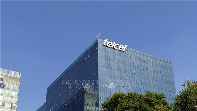 Trụ sở chính của Telcel - mạng di động lớn nhất tại Mexico và đối thủ chính của AT&T Mexico. Ảnh: Phi Hùng - PV TTXVN tại Mexico