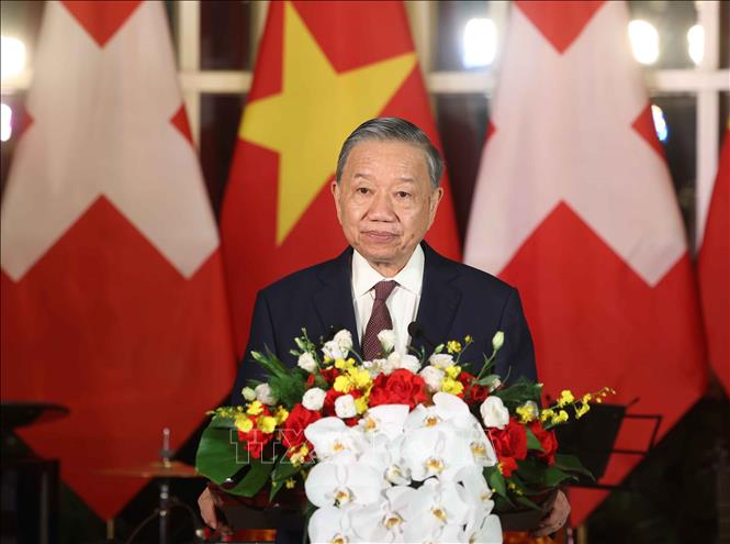 Tổng Bí thư, Chủ tịch nước Tô Lâm phát biểu. Ảnh: Thống Nhất - TTXVN 