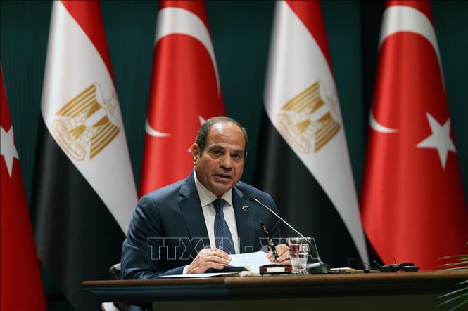 Tổng thống Ai Cập Abdel-Fattah El-Sisi. Ảnh: THX/TTXVN phát
