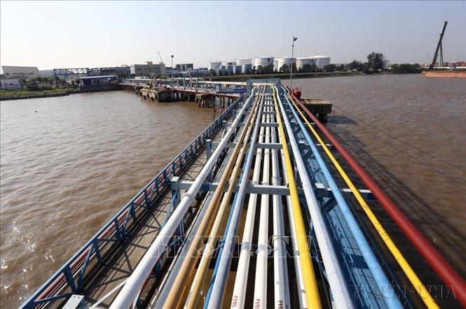 Công ty Cổ phần Rent A Port (Vương quốc Bỉ) đã đầu tư hàng trăm triệu USD để xây dựng hạ tầng khu công nghiệp Đình Vũ (Hải Phòng), từ khu đầm ven biển trở thành khu công nghiệp hoàn thiện đồng bộ. Ảnh: Danh Lam - TTXVN