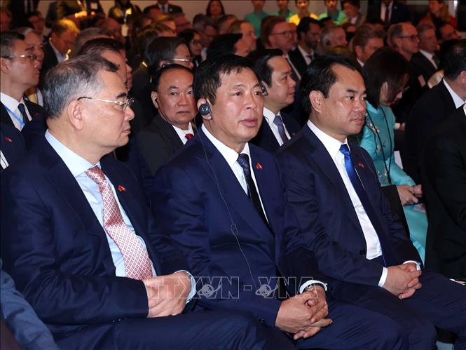 Các đại biểu tham dự Diễn đàn Doanh nghiệp Việt Nam – Đan Mạch. Ảnh: Thống Nhất – TTXVN