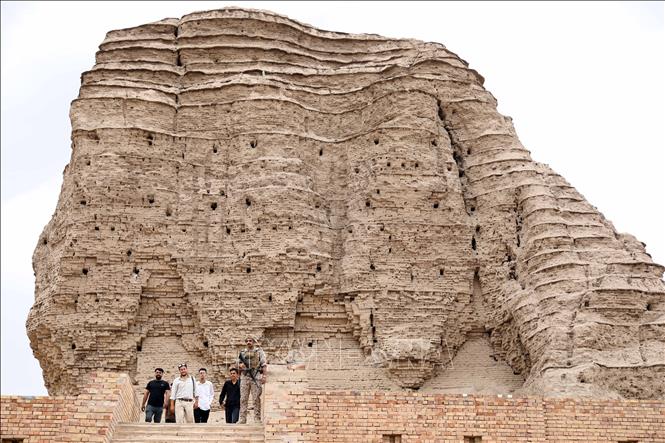 Di tích cổ Dur Kurigalzu ở ngoại ô Baghdad, Iraq ngày 20/10/2026. Ảnh: THX/TTXVN phát