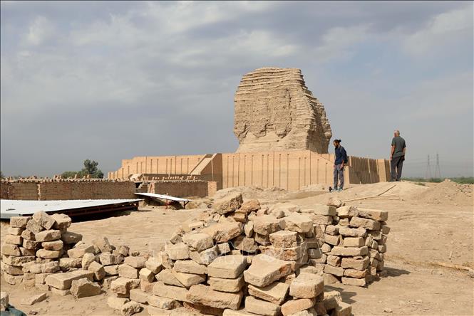 Di tích cổ Dur Kurigalzu ở ngoại ô Baghdad, Iraq ngày 20/10/2026. Ảnh: THX/TTXVN phát