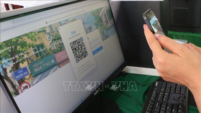 Phần mềm nền tảng dữ liệu dùng chung được VNPT hỗ trợ trang bị trong Mô hình khu vực thông minh tại Khu vực 4, phường Vị Tân, thành phố Cần Thơ. Ảnh: Duy Khương – TTXVN