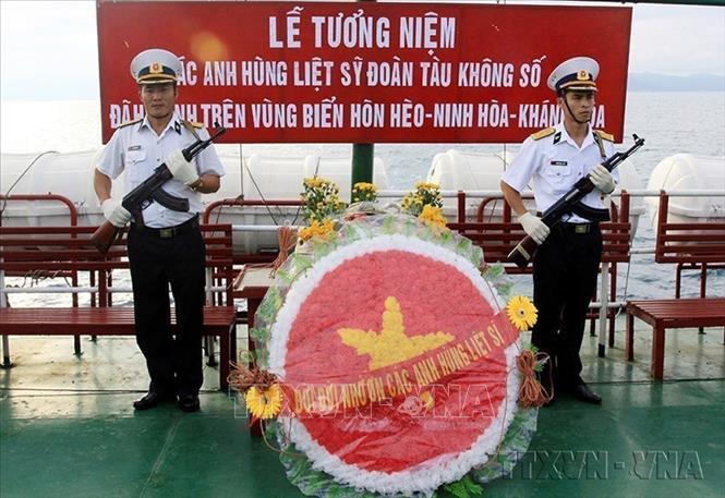 Lễ tưởng niệm các Anh hùng liệt sỹ của Đoàn tàu 