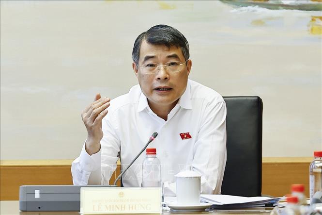 Thủ tướng Lê Minh Hưng, đại biểu Quốc hội TP Hải Phòng phát biểu. Ảnh: Doãn Tấn - TTXVN