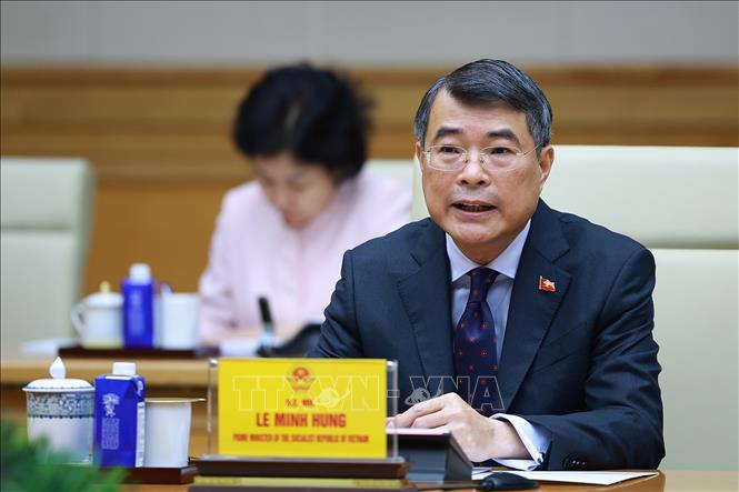 Thủ tướng Lê Minh Hưng tiếp bà Pauline Tamesis, Điều phối viên Thường trú Liên hợp quốc tại Việt Nam và Trưởng đại diện các tổ chức Liên hợp quốc tại Việt Nam. Ảnh: Dương Giang – TTXVN
