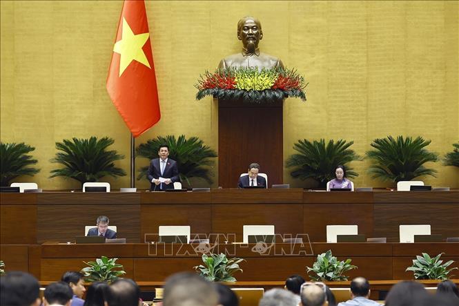 Phó Chủ tịch Quốc hội Nguyễn Hồng Diên phát biểu. Ảnh: Doãn Tấn - TTXVN
