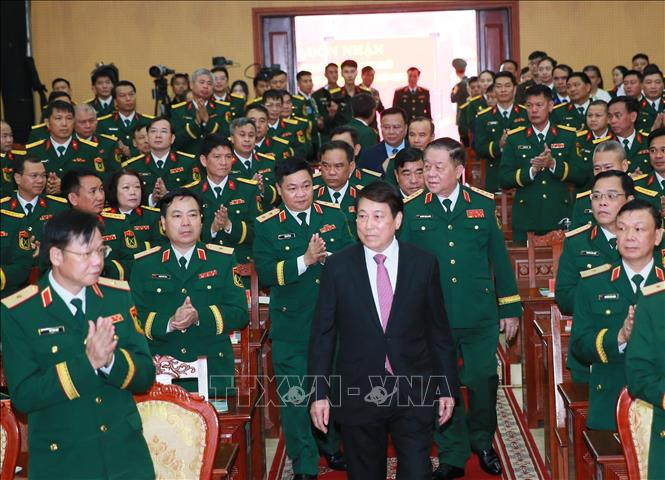 Các đại biểu đến dự lễ kỷ niệm. Ảnh: Trọng Đức - TTXVN