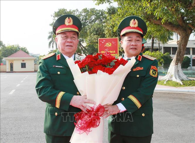 Đại tướng Nguyễn Trọng Nghĩa, Ủy viên Bộ Chính trị, Bí thư Trung ương Đảng,  Ủy viên Thường vụ Quân ủy Trung ương, Chủ nhiệm Tổng cục Chính trị QĐND Việt Nam đến dự. Ảnh: Trọng Đức - TTXVN