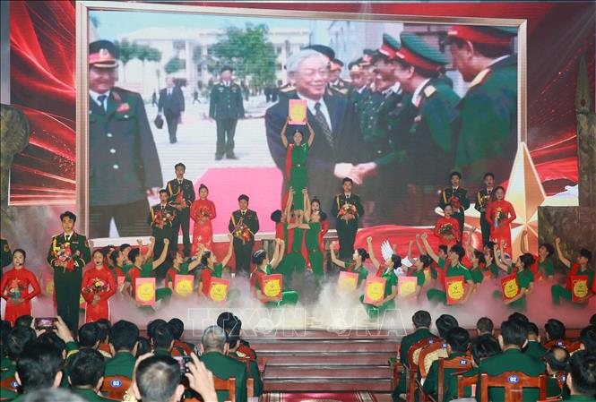 Chương trình nghệ thuật tại lễ kỷ niệm. Ảnh: Trọng Đức - TTXVN