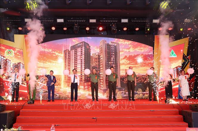 Nghi thức khởi công dự án. Ảnh: Hồng Đạt - TTXVN