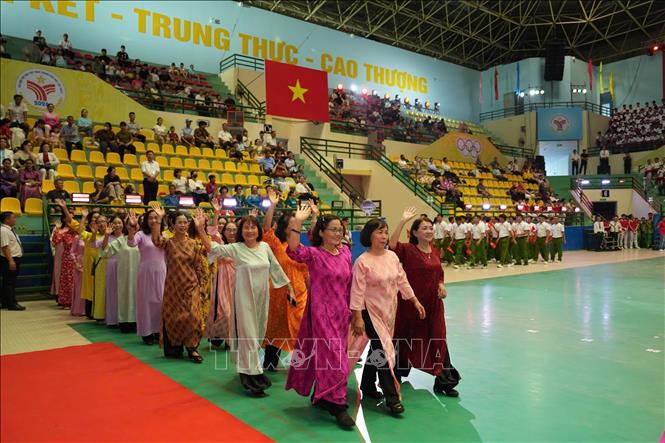 Khai mạc Đại hội Thể dục Thể thao thành phố Huế lần thứ X - năm 2026. Ảnh: Mai Trang- TTXVN 