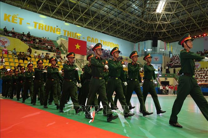 Khai mạc Đại hội Thể dục Thể thao thành phố Huế lần thứ X - năm 2026. Ảnh: Mai Trang- TTXVN 