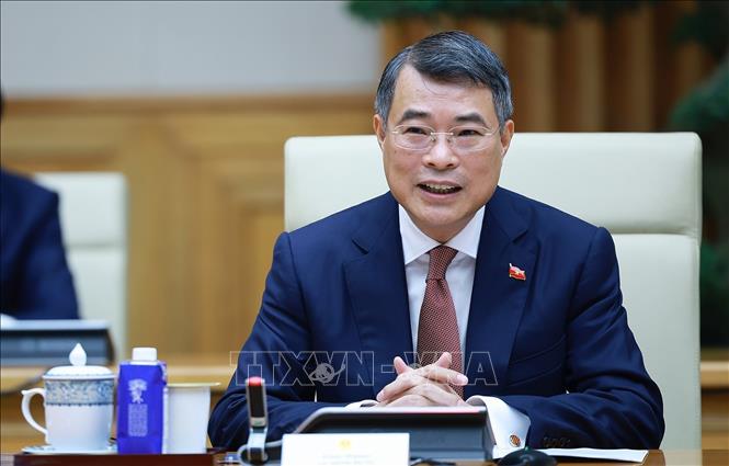 Thủ tướng Lê Minh Hưng phát biểu tại cuộc hội đàm với Thủ tướng Cộng hòa Ba Lan Donald Tusk. Ảnh: Dương Giang – TTXVN 
