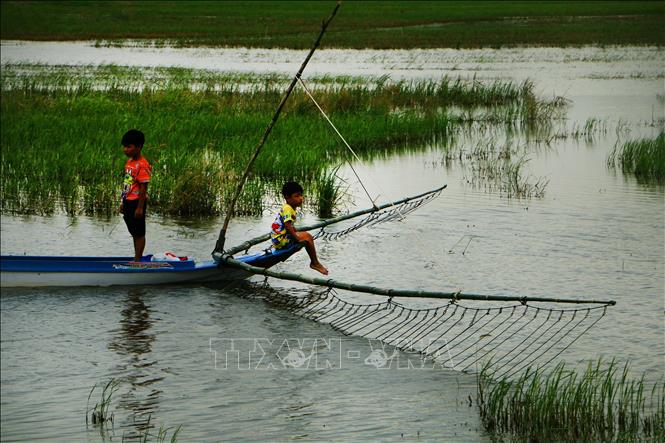 Chủ động giữ nước ngọt chính là chủ động bảo vệ sinh kế, sức khỏe người dân, sản xuất và tương lai phát triển của thành phố. Ảnh: Duy Khương – TTXVN
