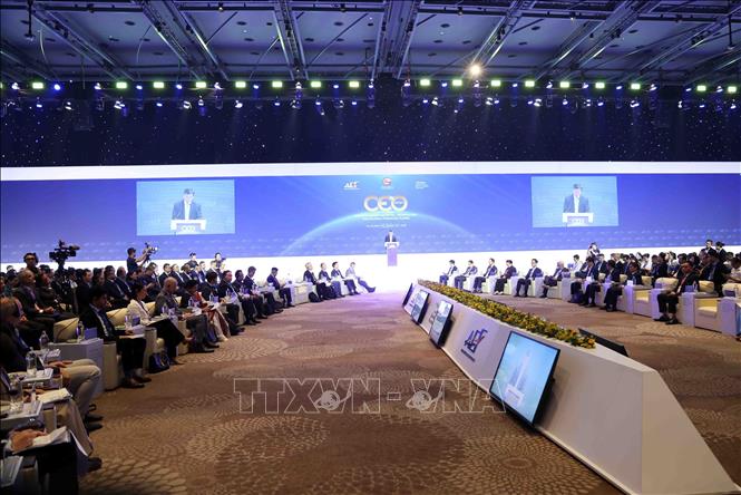 Quang cảnh chương trình CEO 500. Ảnh: Xuân Khu - TTXVN