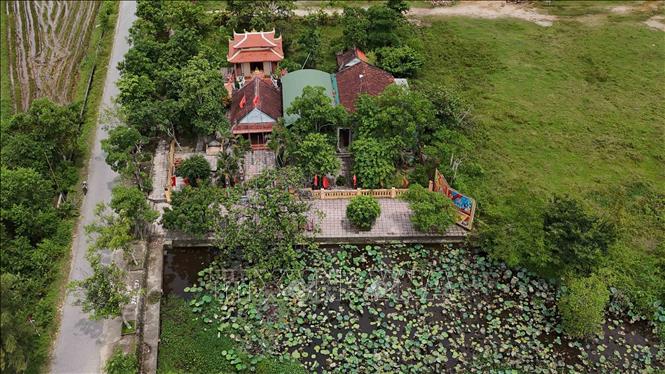 Đình Đỉnh Lự (xã Hồng Lộc) di tích lịch sử - văn hóa cấp quốc gia gắn với sự ra đời của Chi bộ Cộng sản đầu tiên ở Hà Tĩnh. Ảnh: Hữu Quyết - TTXVN
