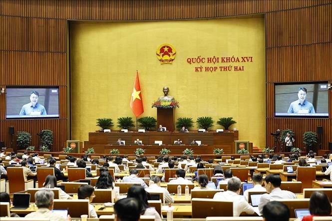 Quang cảnh phiên họp. Ảnh: Doãn Tấn - TTXVN