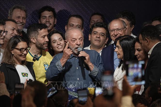 Tổng thống Brazil Luiz Inacio Lula da Silva phát biểu tại Sao Paulo ngày 25/10/2026. Ảnh: THX/TTXVN phát