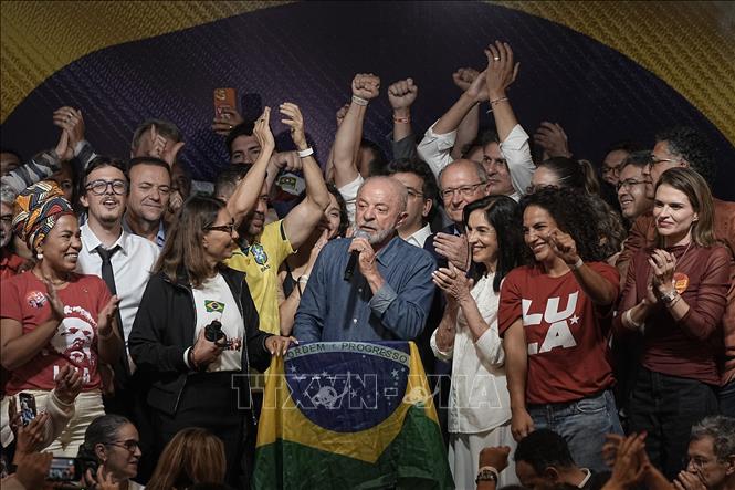 Tổng thống Brazil Luiz Inacio Lula da Silva phát biểu tại Sao Paulo ngày 25/10/2026. Ảnh: THX/TTXVN phát