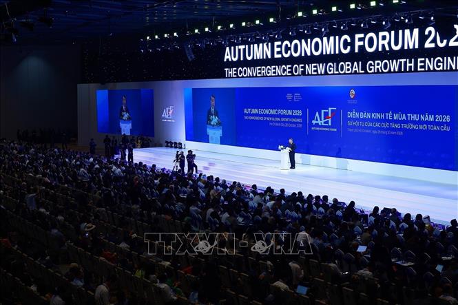 Phiên toàn thể cấp cao Diễn đàn Kinh tế Mùa thu 2026 (AEF 2026) với chủ đề 