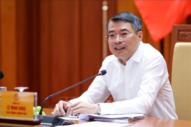Thủ tướng Lê Minh Hưng chủ trì cuộc họp về công tác chuẩn bị Năm APEC 2027. Ảnh: Dương Giang – TTXVN
