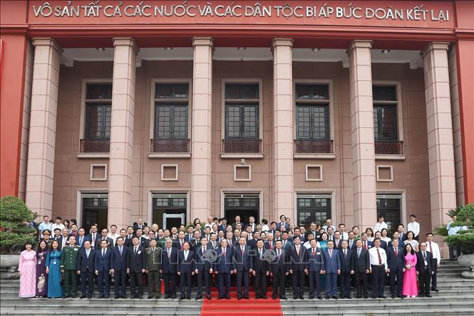 Tổng Bí thư, Chủ tịch nước Tô Lâm và các đại biểu dự Lễ kỷ niệm. Ảnh: Thống Nhất – TTXVN