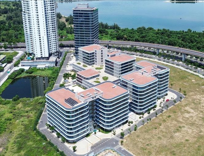 Trụ sở Cơ quan điều hành VIFC-DN được đặt tại Khu Công viên phần mềm số 2 (phường Hải Châu, thành phố Đà Nẵng). Ảnh: Quốc Dũng – TTXVN