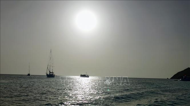 Đại Tây Dương nhìn từ quần đảo Gran Roques. Ảnh: Phi Hùng - PV TTXVN tại Mỹ Latinh