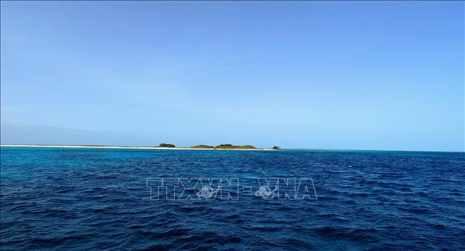 Một đảo chìm trên biển Caribe. Ảnh: Phi Hùng - PV TTXVN tại Mỹ Latinh