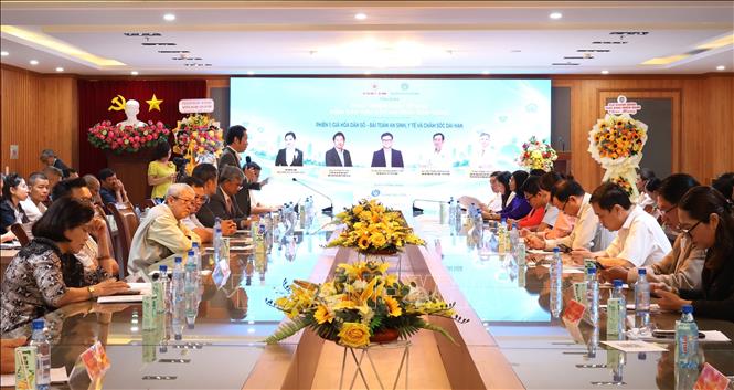 Quang cảnh buổi tọa đàm. Ảnh: Đinh Hằng - TTXVN