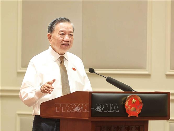 Tổng Bí thư, Chủ tịch nước Tô Lâm phát biểu. Ảnh: Thống Nhất – TTXVN