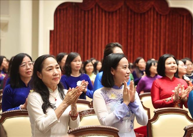 Delegates at the meeting. VNA Photo: Thống Nhất