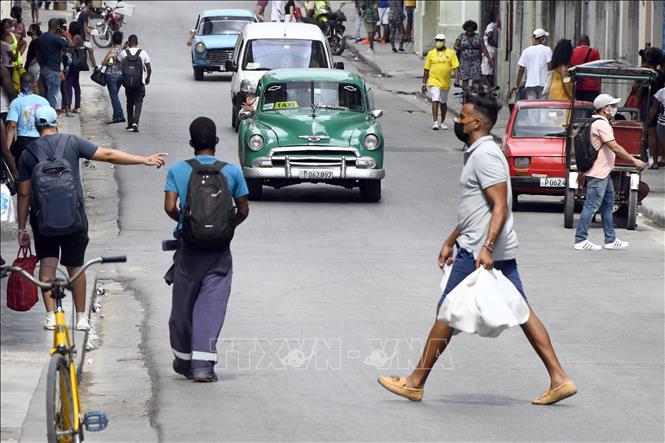 Quang cảnh đường phố tại La Habana, Cuba. Ảnh: THX/TTXVN phát