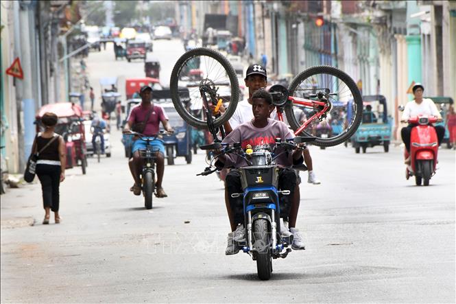 Quang cảnh đường phố tại La Habana, Cuba. Ảnh: THX/TTXVN phát