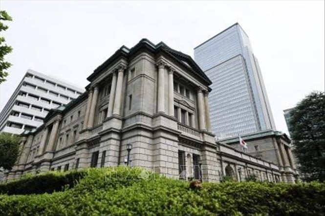 Trụ sở Ngân hàng Trung ương Nhật Bản (BOJ) tại Tokyo. Kyodo/TTXVN phát