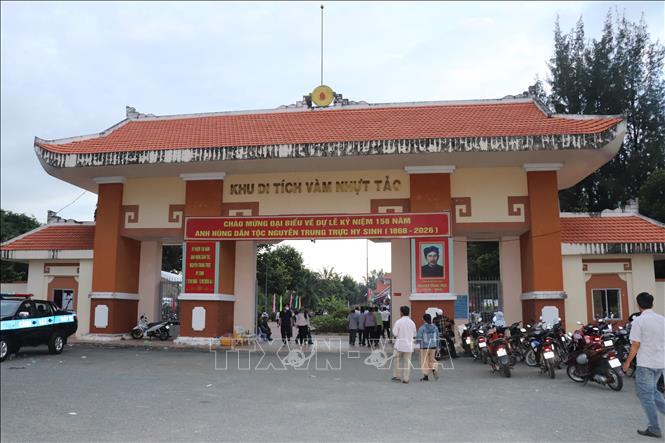 Khu di tích lịch sử Vàm Nhựt Tảo, xã Nhựt Tảo, tỉnh Tây Ninh. Ảnh: Đức Hạnh - TTXVN 