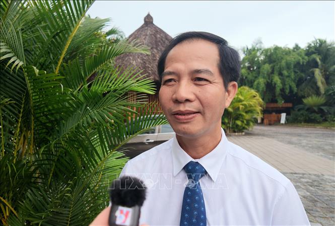 Phó Giáo sư, Tiến sĩ Phạm Hồng Mạnh trả lời phỏng vấn phóng viên TTXVN. Ảnh: Xuân Triệu - TTXVN