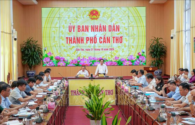 Quang cảnh buổi làm việc. Ảnh: Thanh Liêm - TTXVN
