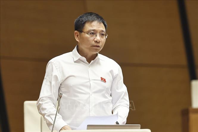 Phó Thủ tướng Chính phủ Nguyễn Văn Thắng giải trình, làm rõ một số vấn đề đại biểu Quốc hội nêu. Ảnh: Doãn Tấn - TTXVN