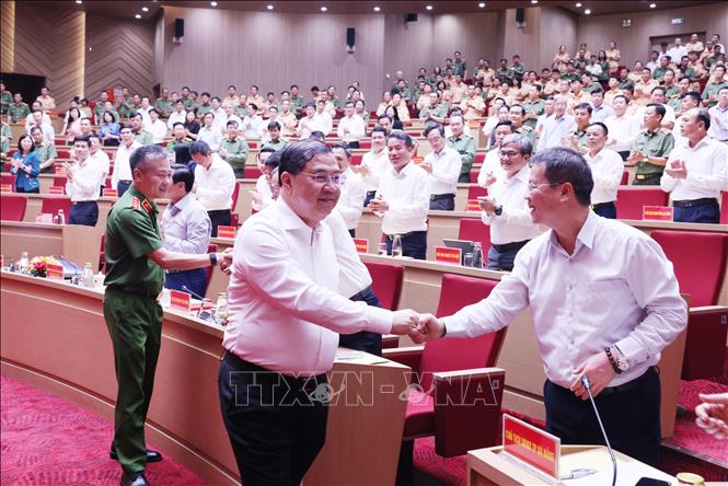 Phó Thủ tướng Thường trực Phạm Gia Túc dự hội nghị. Ảnh: Lâm Khánh – TTXVN